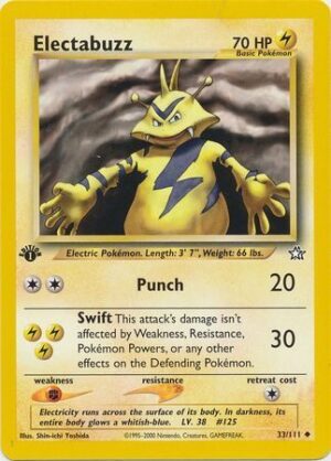 Electabuzz - 33/111 - 1st Edition