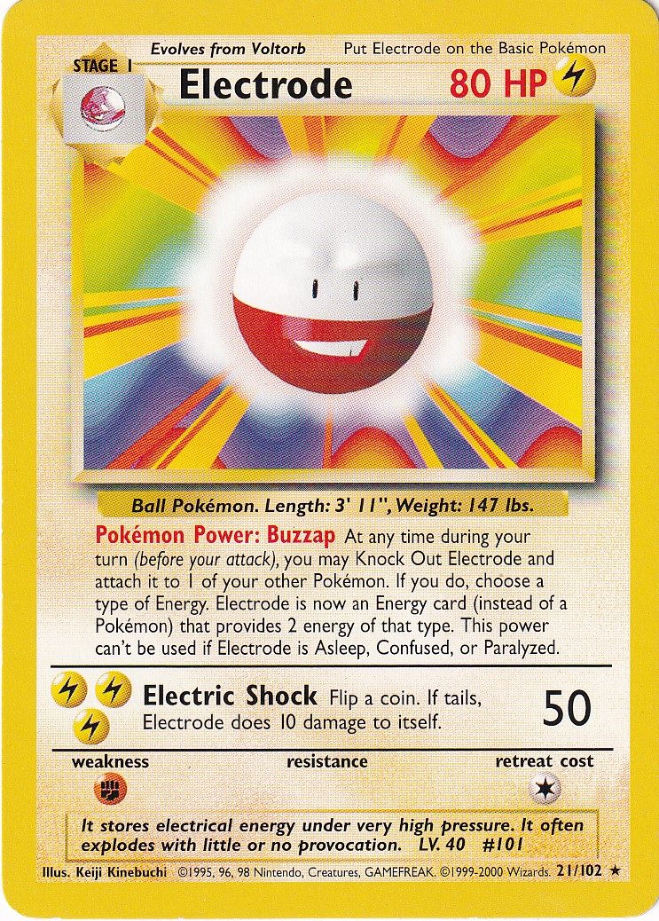 Electrode - 21/102 - 4th Print