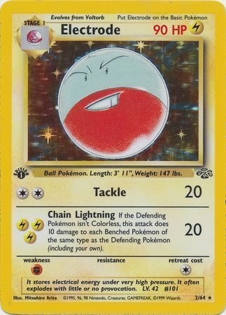 Electrode - 2/64 - 1st Edition (Holo)