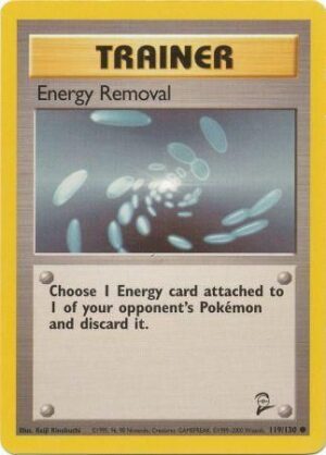 Energy Removal - 119/130