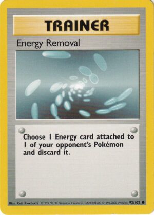 Energy Removal - 92/102 - 4th Print