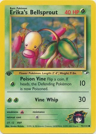Erika's Bellsprout - 75/132 - 1st Edition