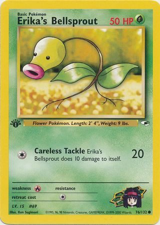 Erika's Bellsprout - 76/132 - 1st Edition