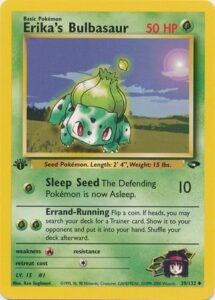 Erika's Bulbasaur - 39/132 - 1st Edition