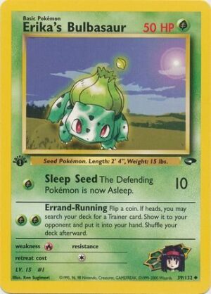 Erika's Bulbasaur - 39/132 - 1st Edition