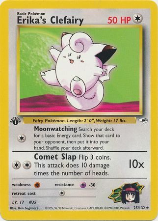 Erika's Clefairy - 25/132 - 1st Edition