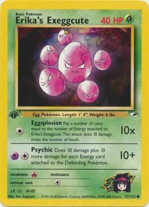 Erika's Exeggcute - 77/132 - 1st Edition