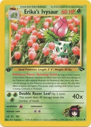 Erika's Ivysaur - 41/132 - 1st Edition