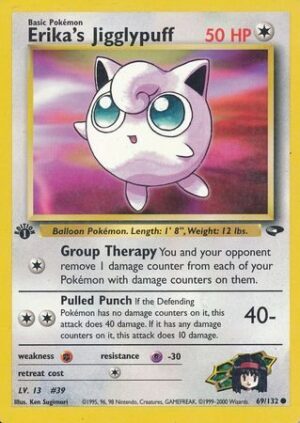 Erika's Jigglypuff - 69/132 - 1st Edition