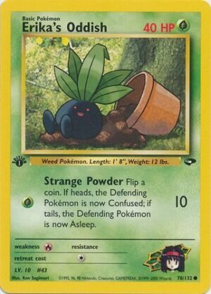 Erika's Oddish - 70/132 - 1st Edition