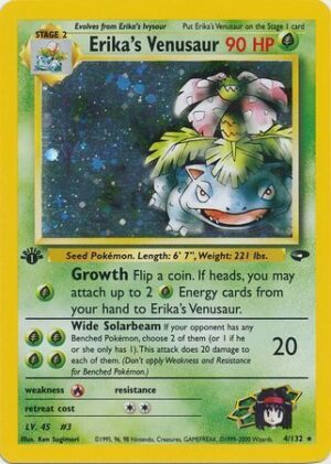 Erika's Venusaur - 4/132 - 1st Edition (Holo)