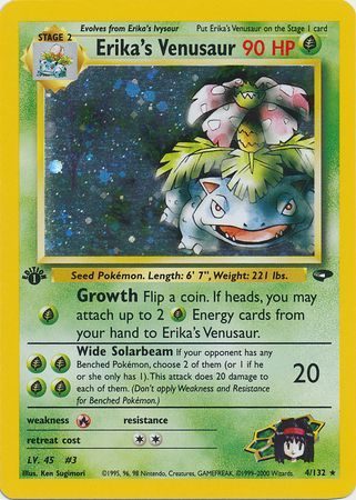Erika's Venusaur - 4/132 - 1st Edition (Holo)