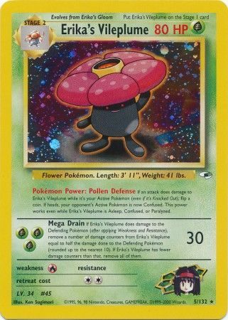 Erika's Vileplume - 5/132 (Holo)