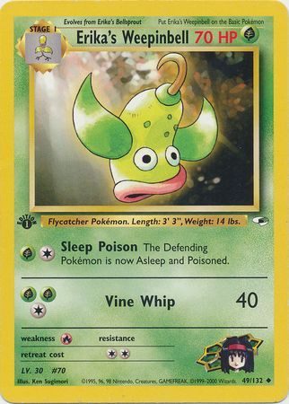 Erika's Weepinbell - 49/132 - 1st Edition
