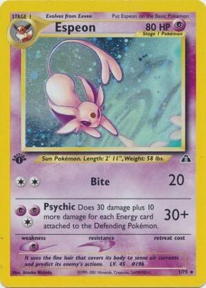 Espeon - 1/75 - 1st Edition (Holo)