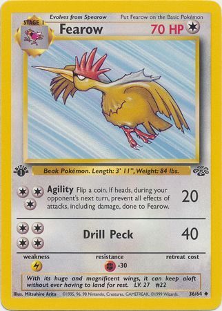 Fearow - 36/64 - 1st Edition