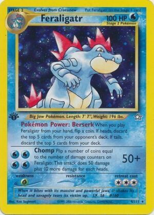 Feraligatr - 4/111 - 1st Edition (Holo)