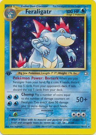 Feraligatr - 4/111 - 1st Edition (Holo)