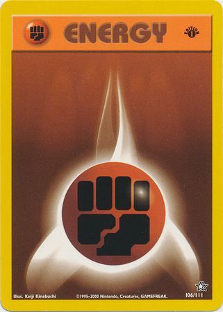 Fighting Energy - 106/111 - 1st Edition