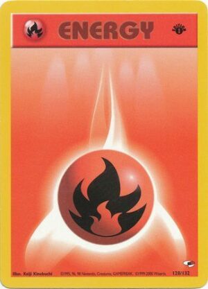 Fire Energy - 128/132 - 1st Edition