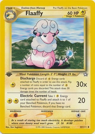 Flaaffy - 34/111 - 1st Edition