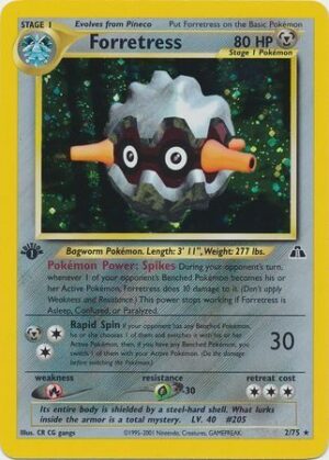 Forretress - 2/75 - 1st Edition (Holo)