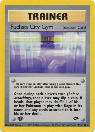 Fuchsia City Gym - 114/132 - 1st Edition