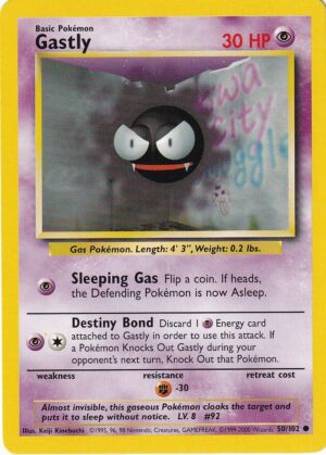 Gastly - 50/102 - 4th Print