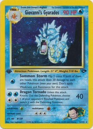 Giovanni's Gyarados - 5/132 - 1st Edition (Holo)