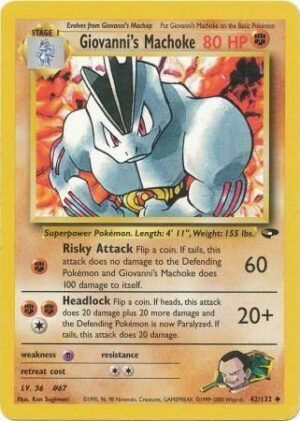 Giovanni's Machoke - 42/132