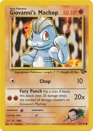 Giovanni's Machop - 72/132