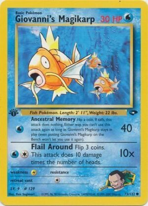Giovanni's Magikarp - 73/132 - 1st Edition
