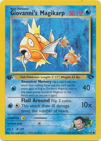 Giovanni's Magikarp - 73/132 - 1st Edition