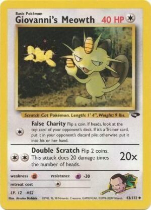 Giovanni's Meowth - 43/132