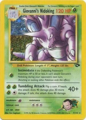 Giovanni's Nidoking - 7/132 (Holo)