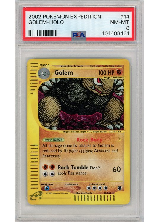 Golem 14/165 PSA 8