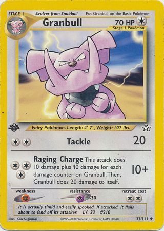 Granbull - 37/111 - 1st Edition