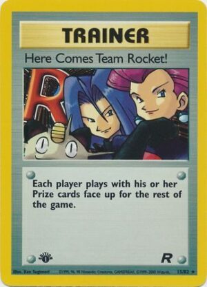 Here Comes Team Rocket! - 15/82 - 1st Edition (Holo)