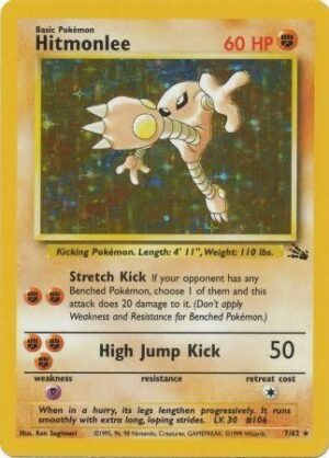 Hitmonlee - 7/62 (Holo)