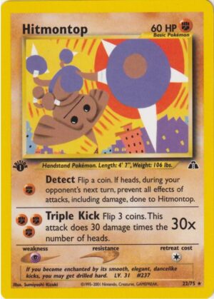 Hitmontop - 22/75 - 1st Edition