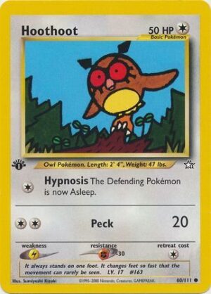 Hoothoot - 60/111 - 1st Edition