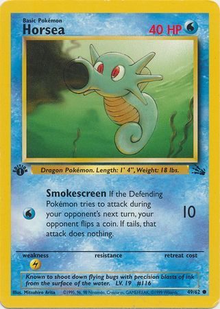 Horsea - 49/62 - 1st Edition