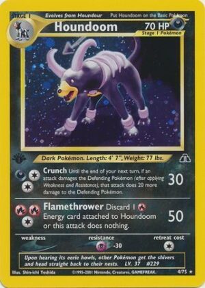 Houndoom - 4/75 - 1st Edition (Holo)