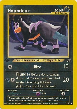 Houndour - 39/75 - 1st Edition
