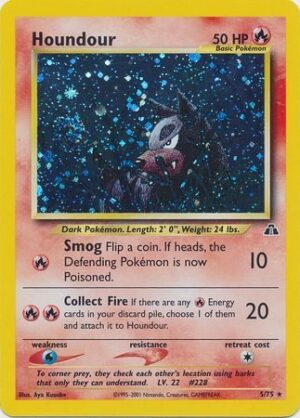 Houndour - 5/75 - 1st Edition (Holo)