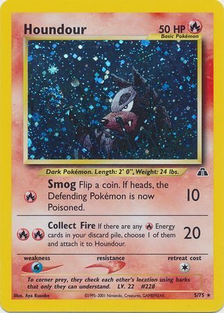 Houndour - 5/75 - 1st Edition (Holo)