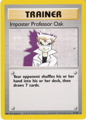 Impostor Professor Oak - 73/102 - 4th Print