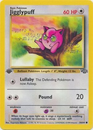 Jigglypuff - 54/64 - 1st Edition