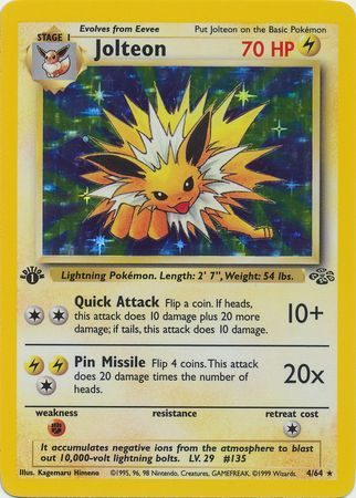Jolteon - 4/64 - 1st Edition (Holo)