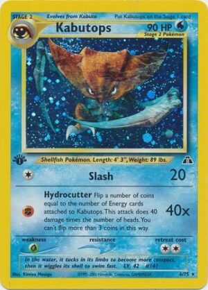 Kabutops - 6/75 - 1st Edition (Holo)